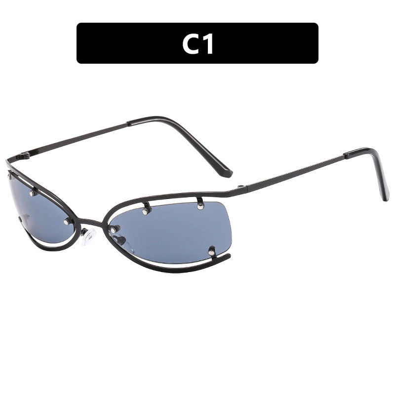 Damen Cat-Eye Sonnenbrille mit luxuriösen Akzenten und schützendem UV-Filter Brehn