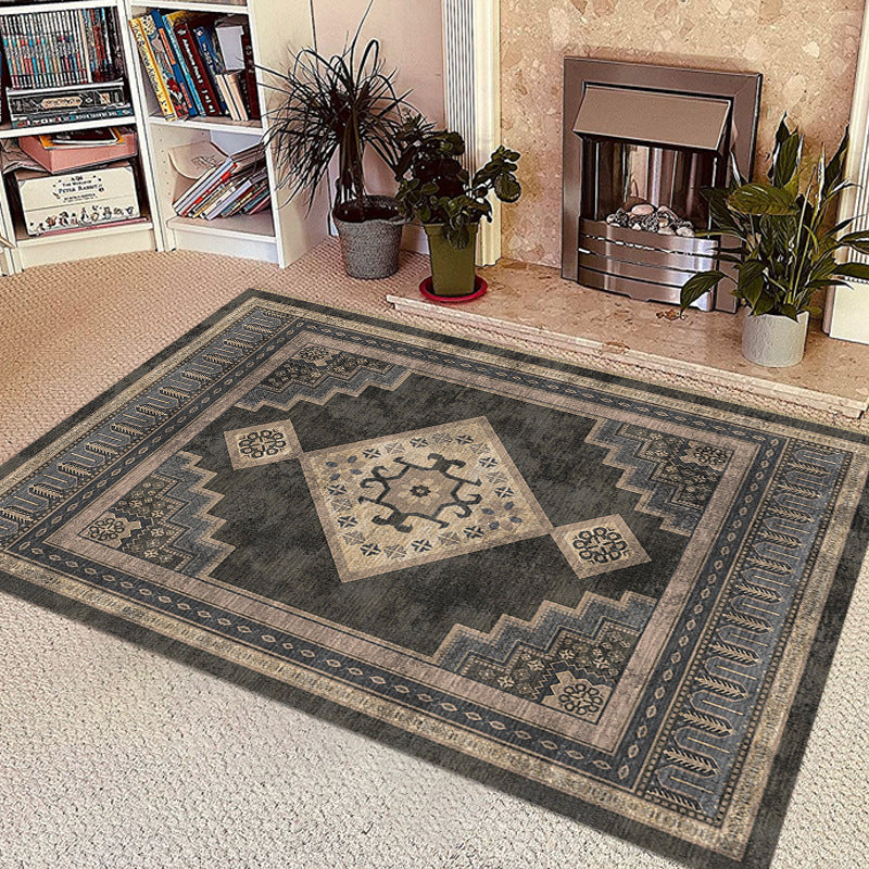 Vintage geometrisches Muster Teppich