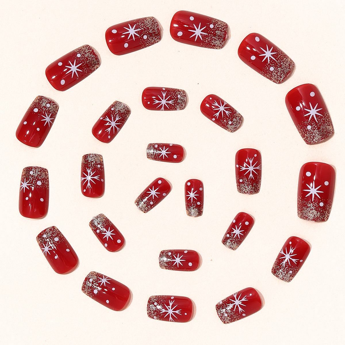 Festive Glitter Nagelkunst Brehn