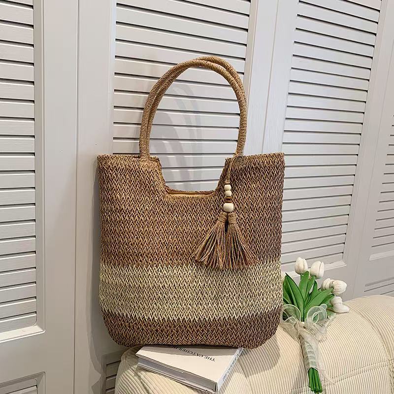 Handgeknüpfte Saisonale Strandtasche Brehn