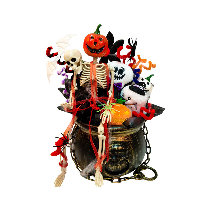 Halloween-Themen Dekorative Kessel Figur Brehn
