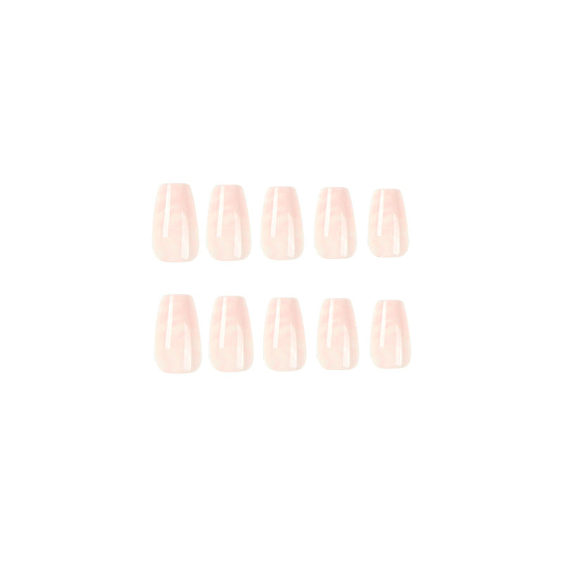 Elegante Nagelverlängerungen mit marmorierten Akzenten Brehn
