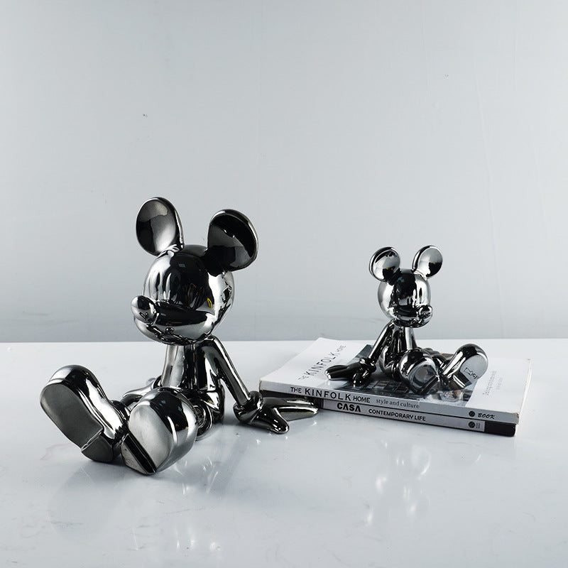 Künstlerische Chromfigurine