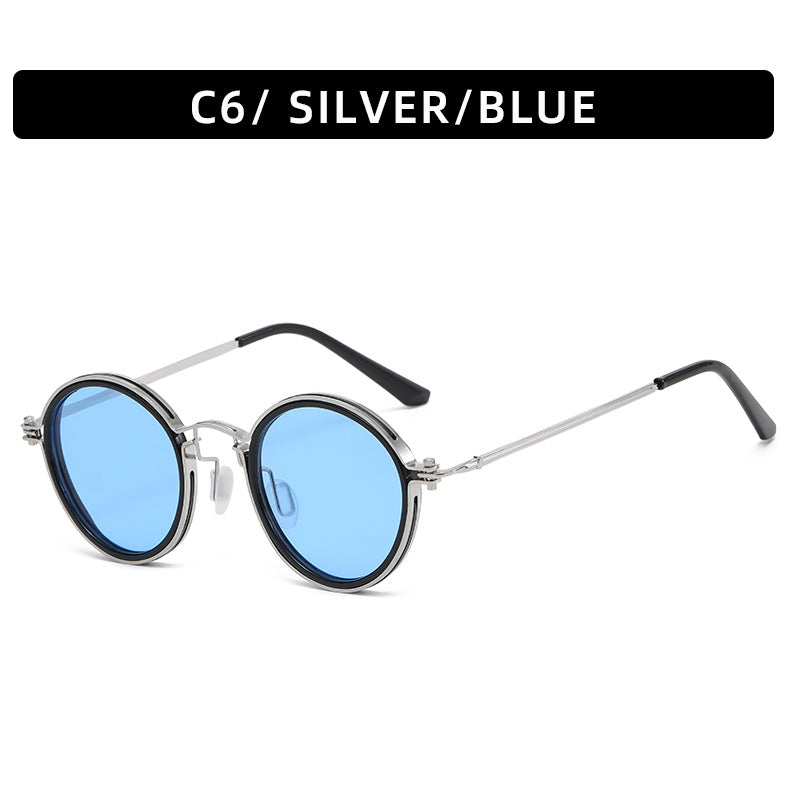 Avant-Garde Runde Rahmen Sonnenbrille