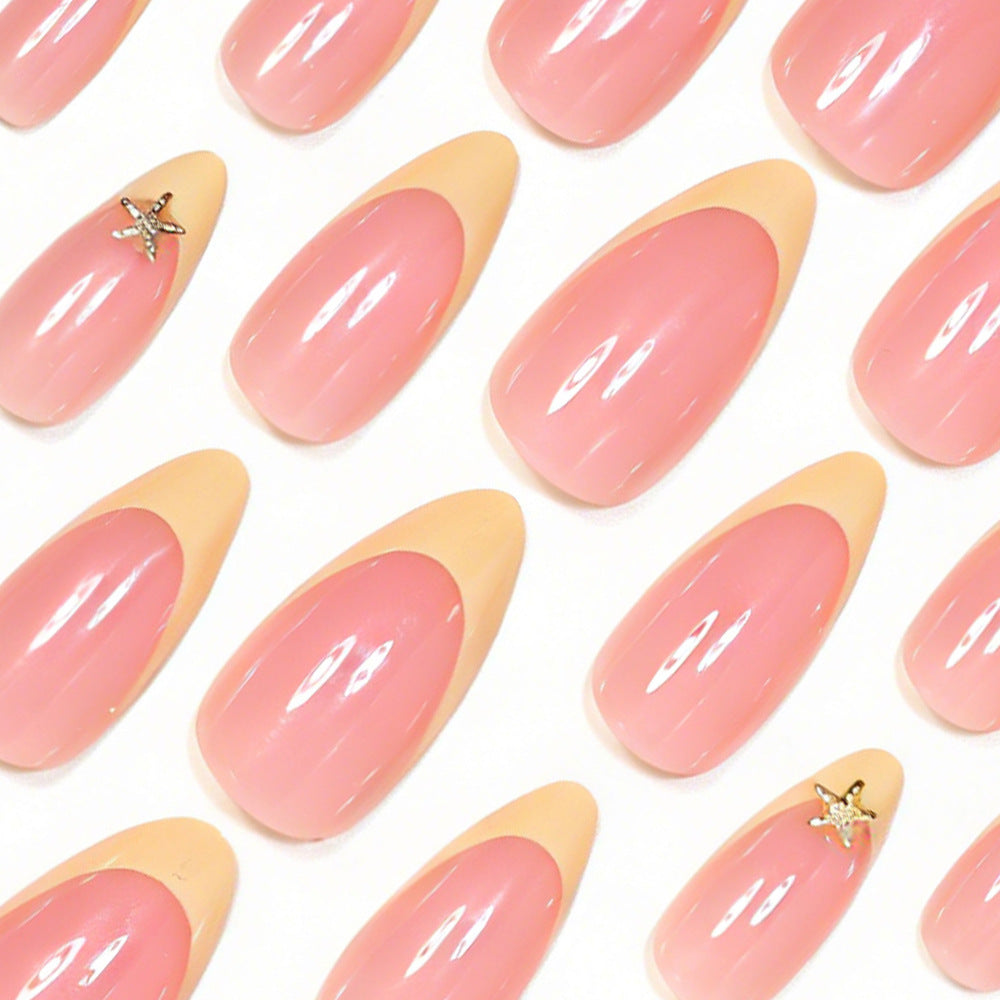 Elegante Stiletto-Nagelkunst-Tipps mit Seestern-Akzenten Brehn