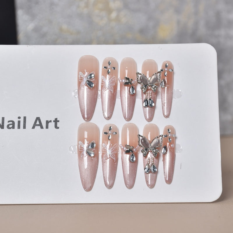 Deluxe dekorative Press-On Nagelkunst Brehn