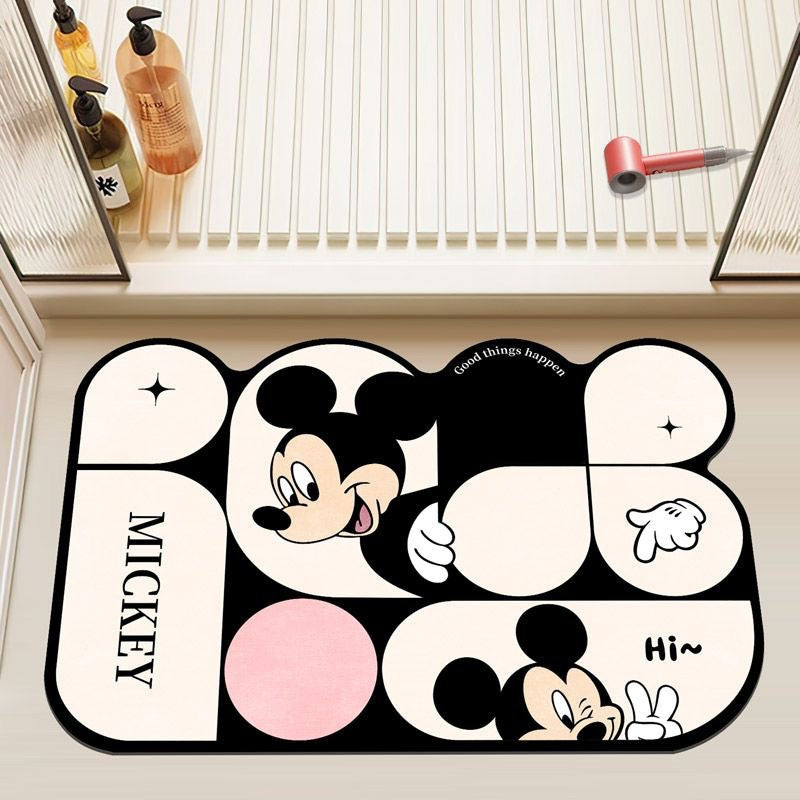 Mickey-Maus-Design Plüsch-Badematte