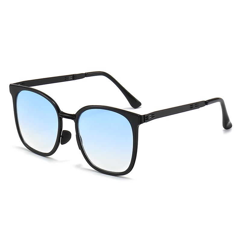 Übergroße Gradient-Quadrat-Sonnenbrille