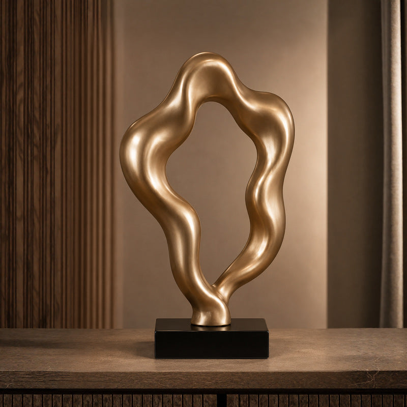 Abstrakte Metallskulptur