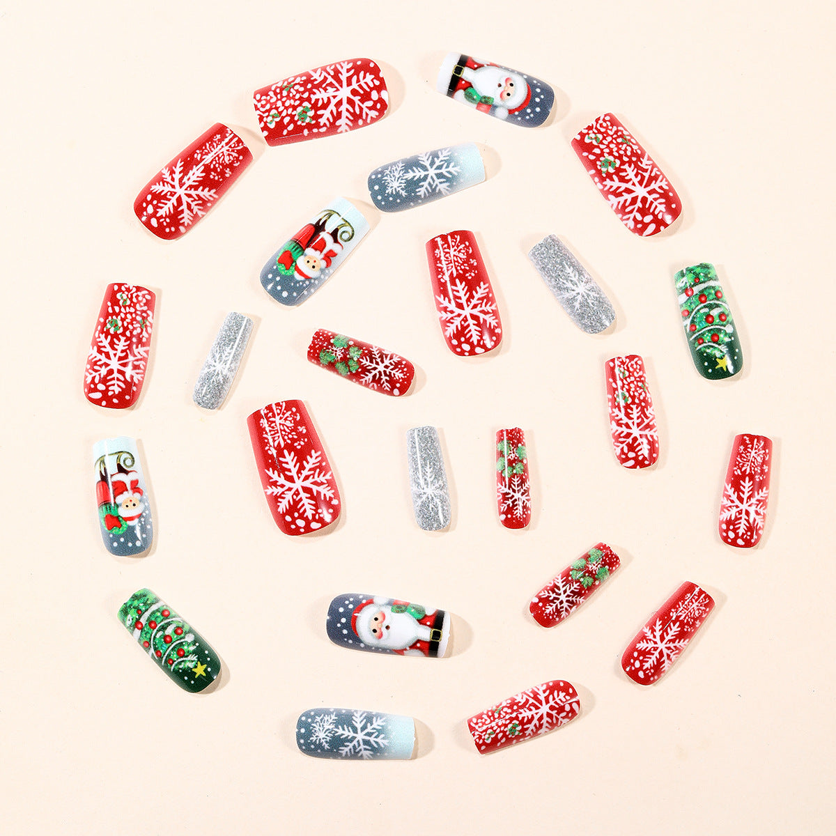 Weihnachten-Themen Dekorative Nagelkunst Brehn