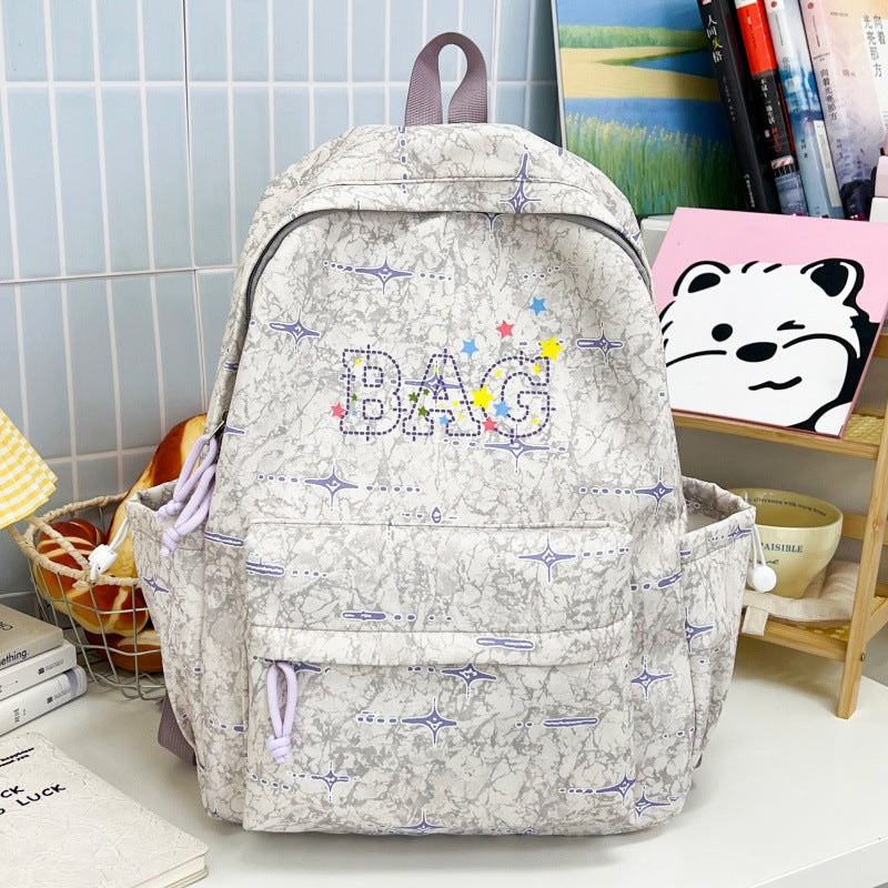 Spaß gemusterter Schulrucksack