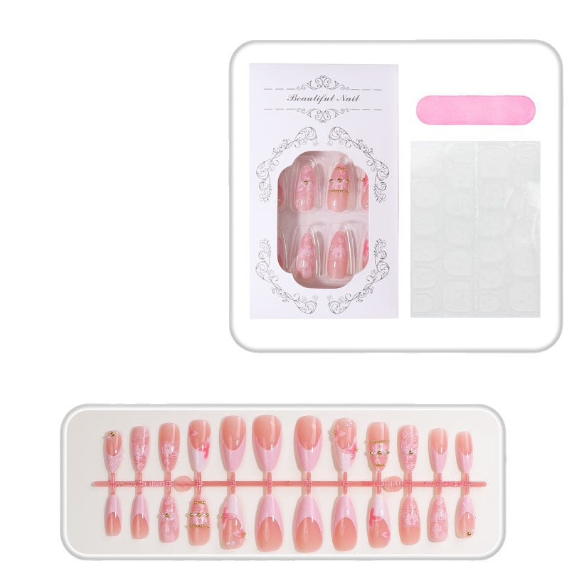 Dekoratives Press-On Nagelset Brehn