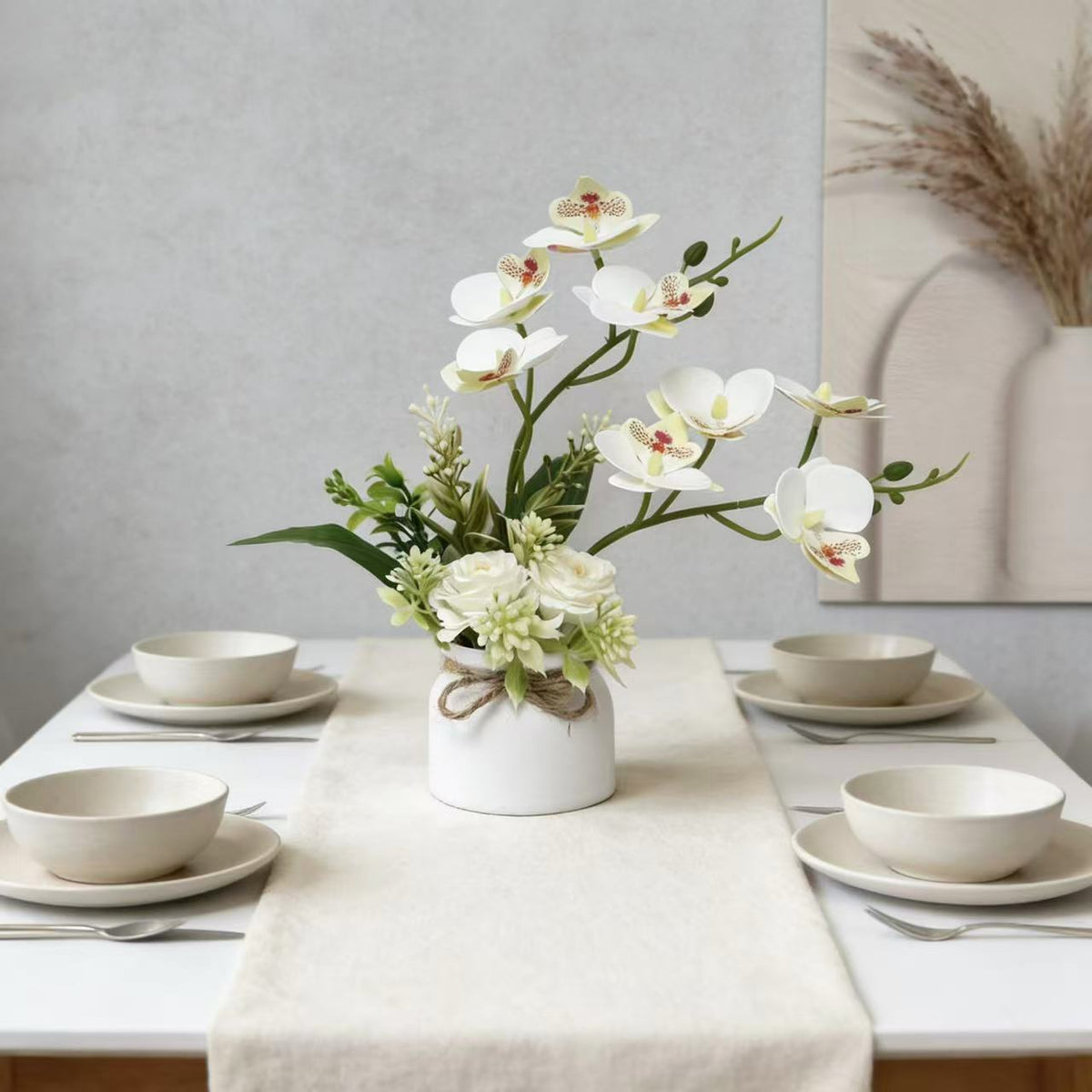 Heimdekorative künstliche Orchidee für die Innenausstellung und -gestaltung