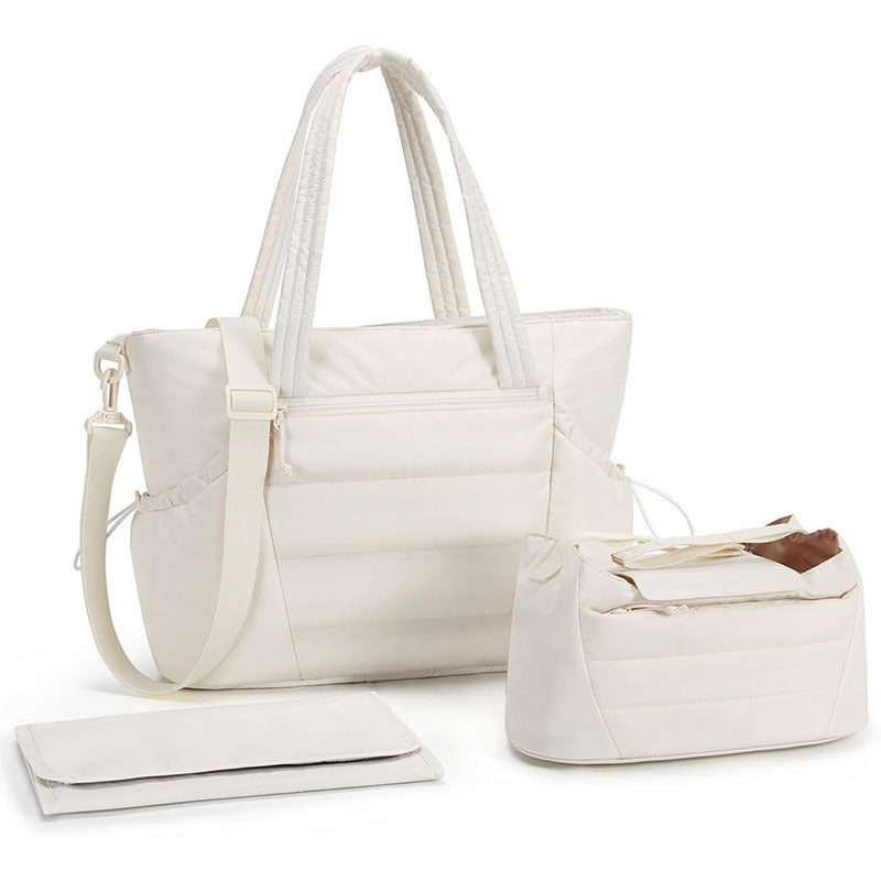 Polyurethan Handtasche mit Abnehmbarem Organizer Brehn