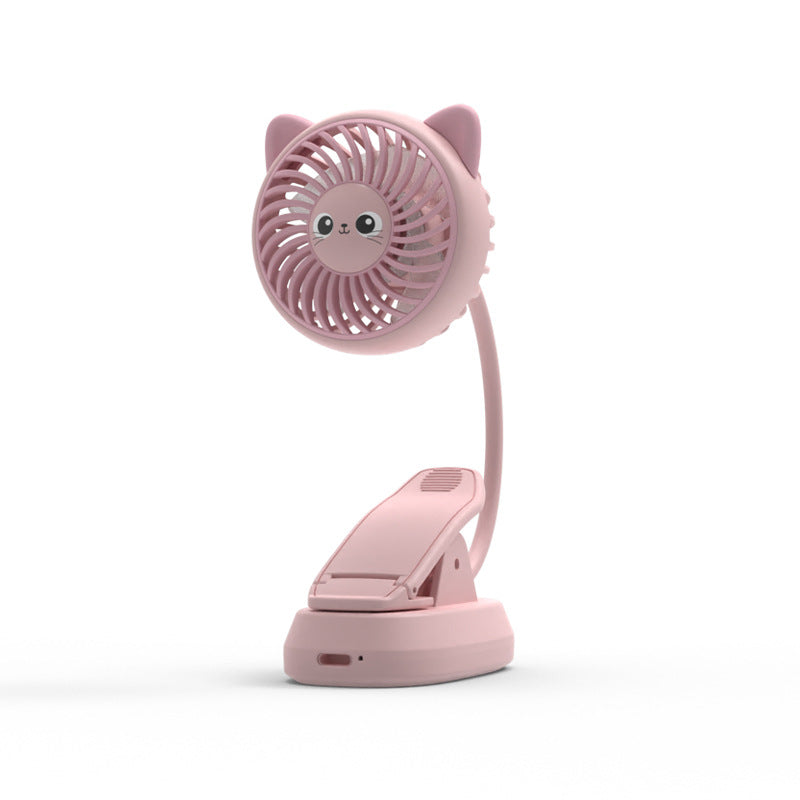 Unisex Tragbarer süßer Tischventilator mit Clipfunktion Brehn