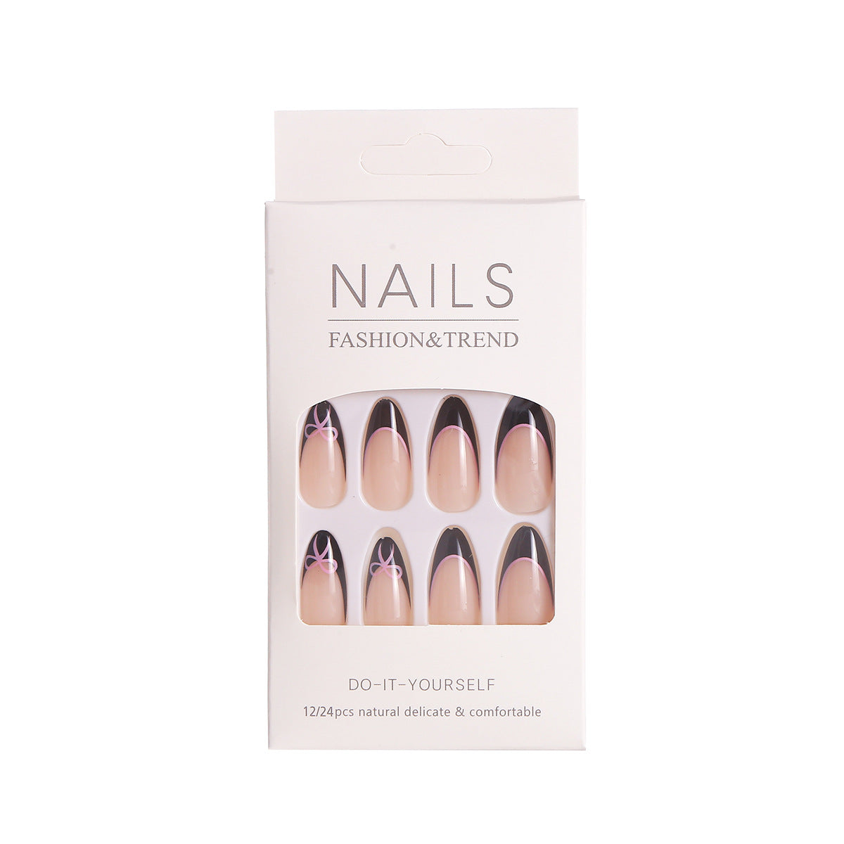 Luxus Nagelkunst Press-On Set Brehn