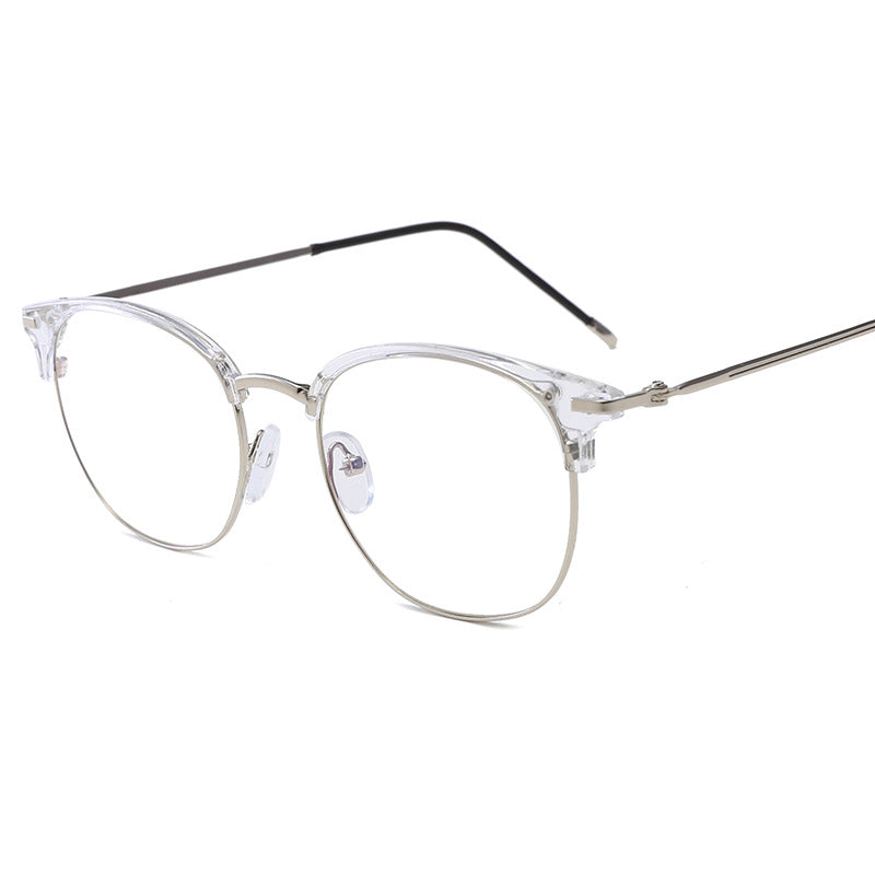 Damen modische cat-eye Brille mit filigranem Metallrahmen Brehn