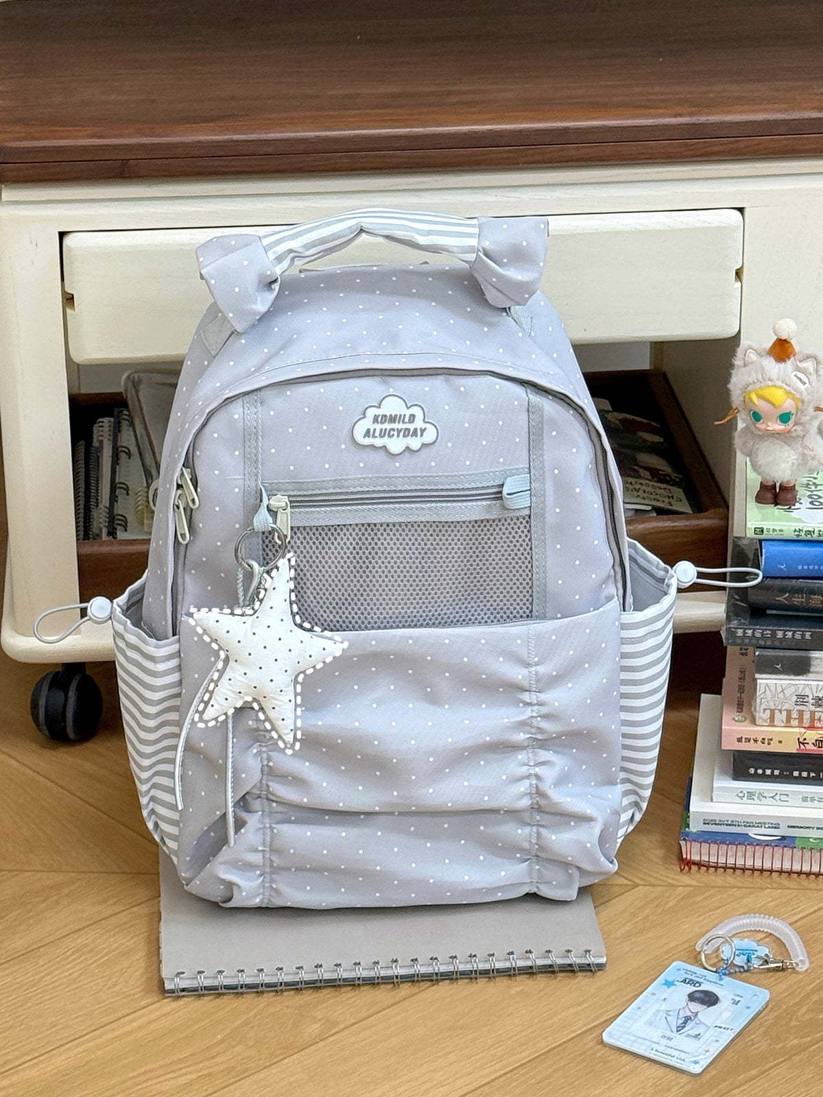 Stylische Strukturierte Rucksack Brehn