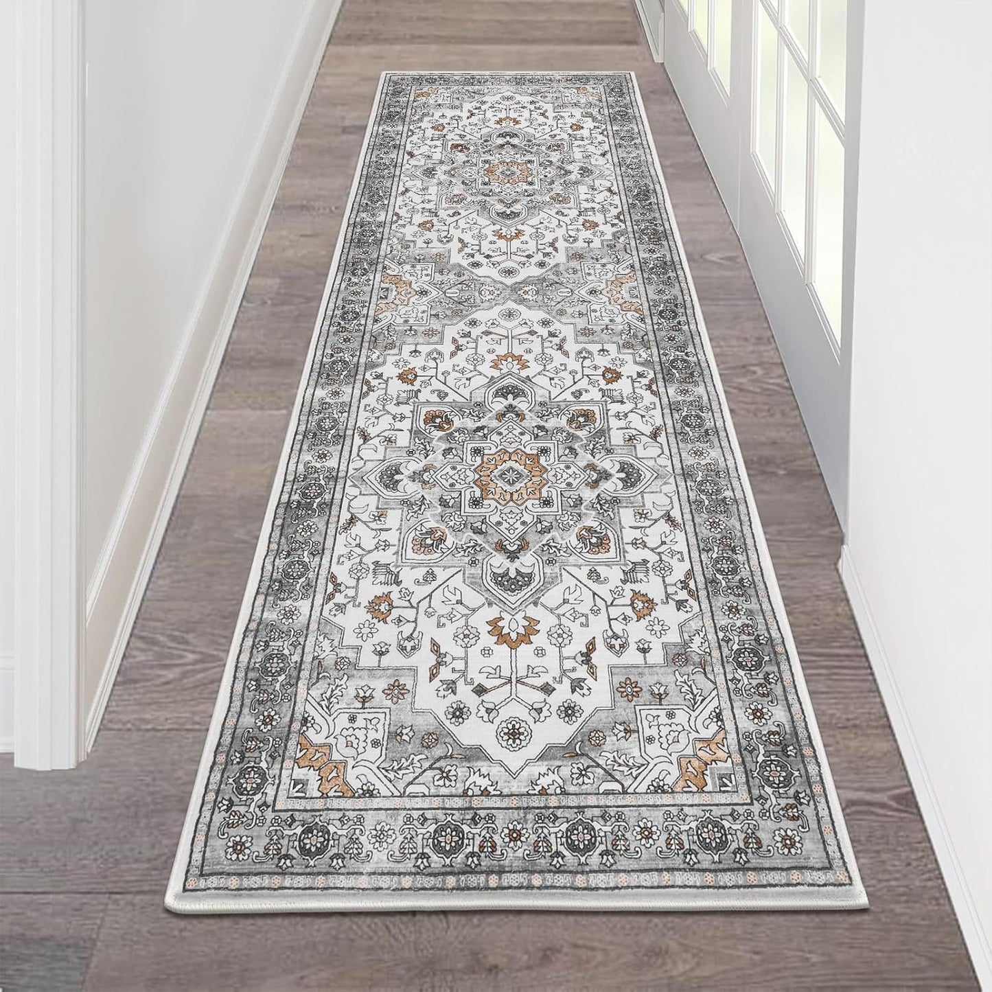 Vintage Floral Design Läuferteppich