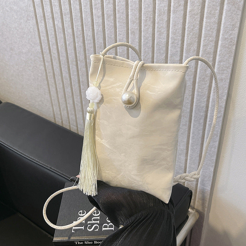 Elegante Texturierte Mini Crossbody Tasche Brehn