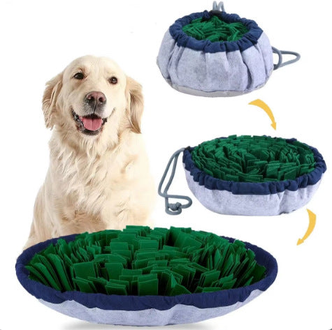 Blumenförmige Puzzle Fütterungsmatte Hundebett