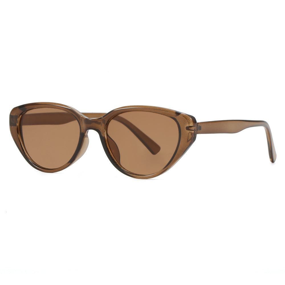 Damen Cat-Eye Sonnenbrille mit trendigem Leopardenmuster Brehn