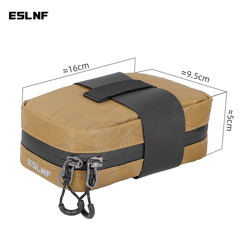 kompakte Ripstop-Reiseorganizer-Tasche mit doppeltem Reißverschluss und seitlichem Trageband Brehn