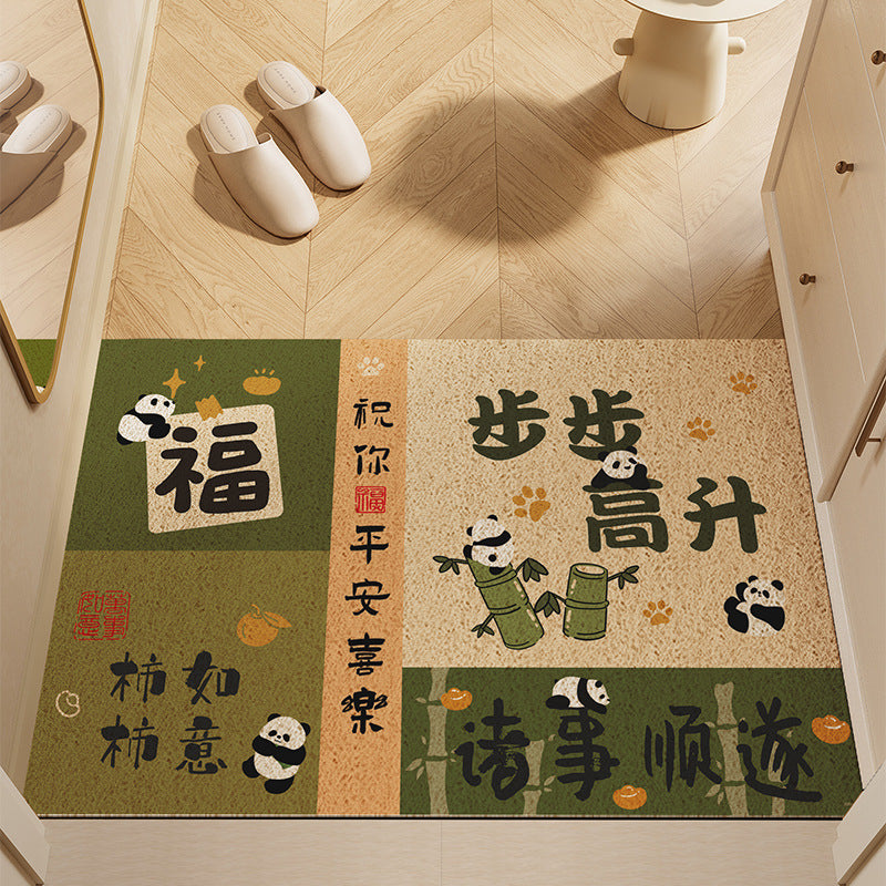Panda-Themen Dekorativer Fußmatte