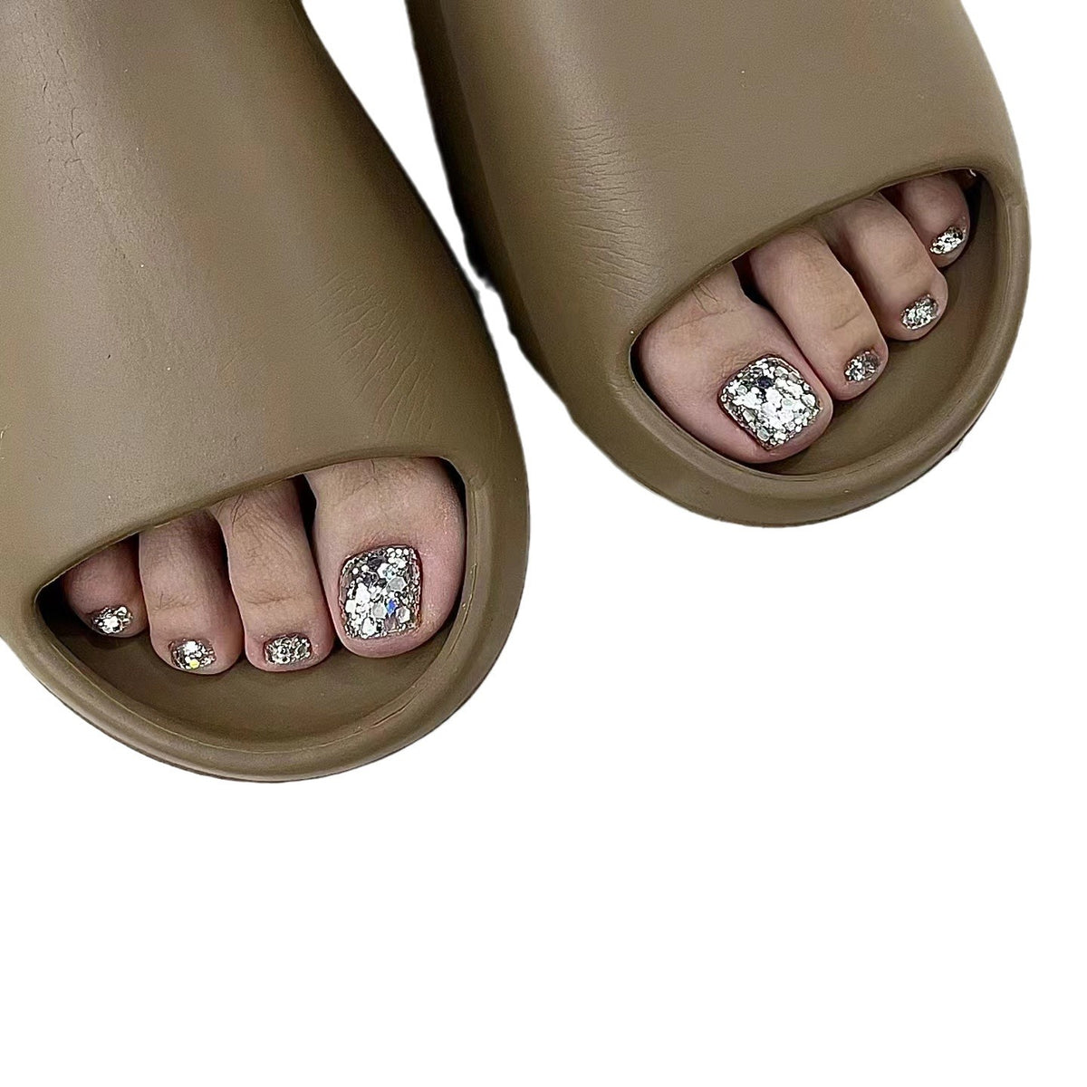 Glitzerndes Press-On Nagelkunstset
