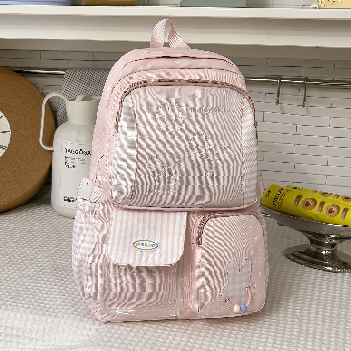 Süße Charakter-Themen Stoff-Schul-Rucksack