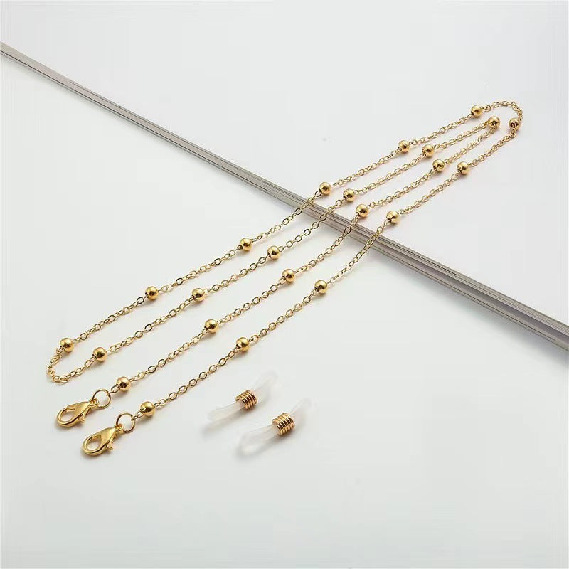 Chic Perlen Brillen Kette Brehn