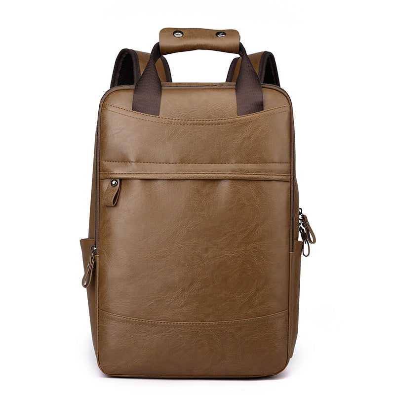 Professioneller Leder Laptop Rucksack Brehn