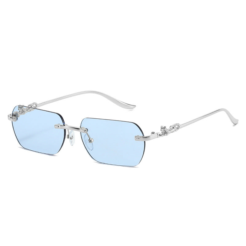 Damen elegante Halbrahmenbrille mit schmückenden Details Brehn