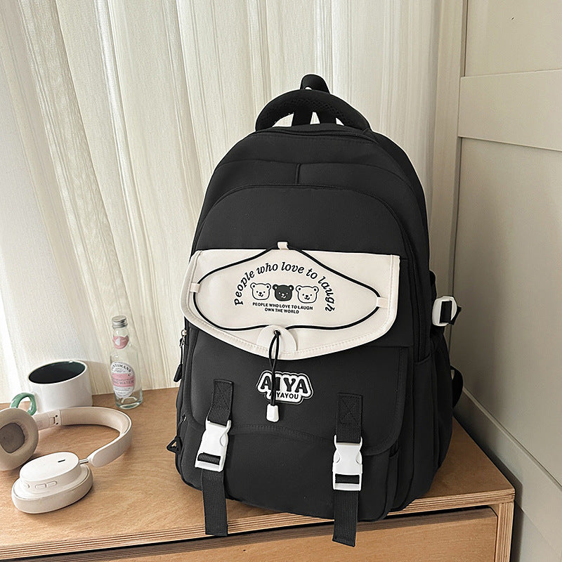 Stylischer Mehrfachfächer-Rucksack