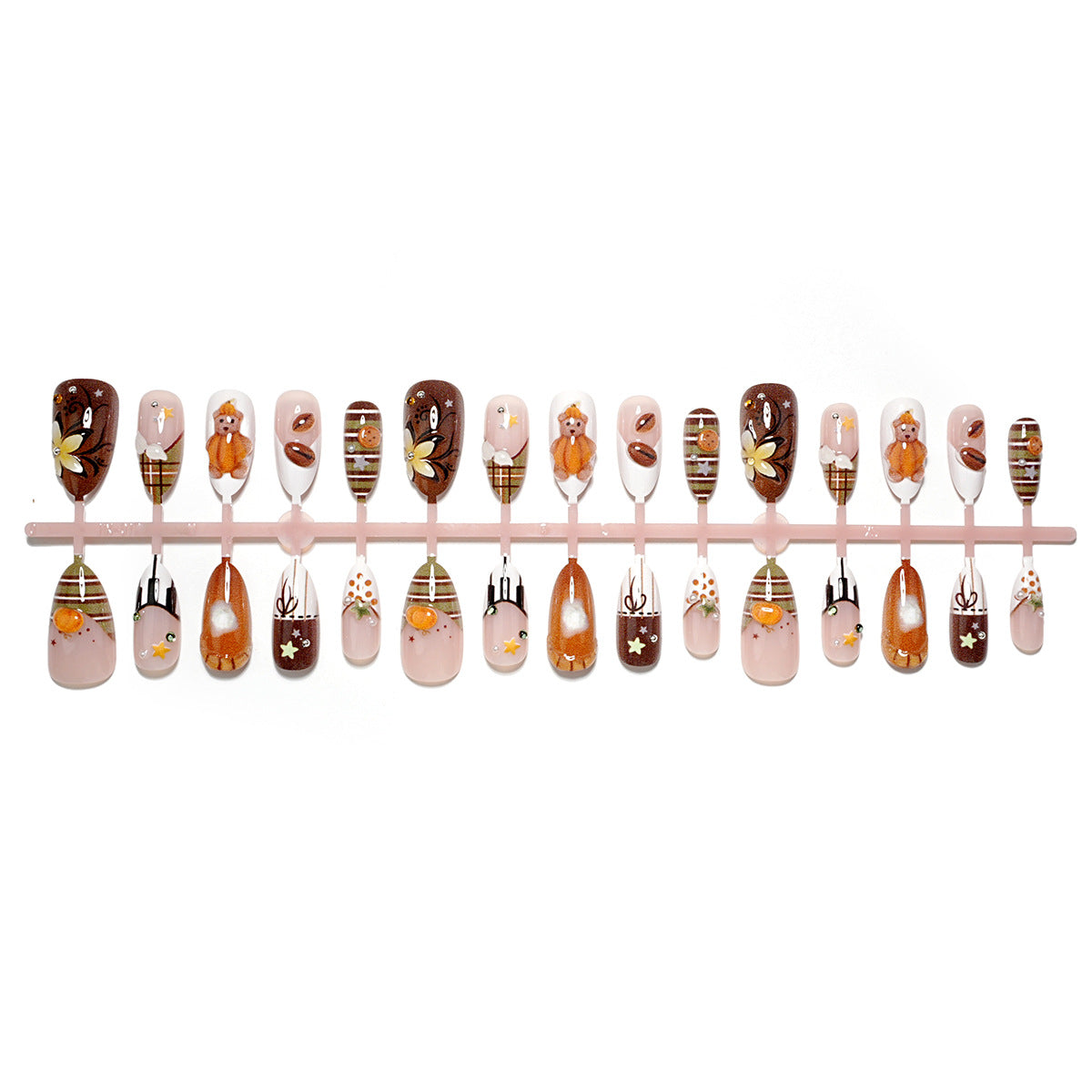 Thematische verspielte Nagelkunst Set