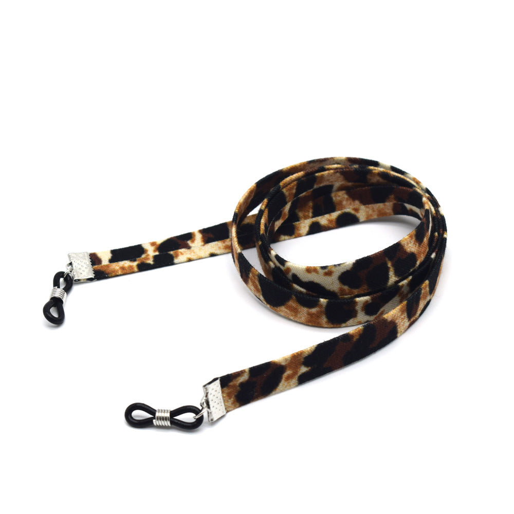Stylische Samt Brillen Kette Brehn