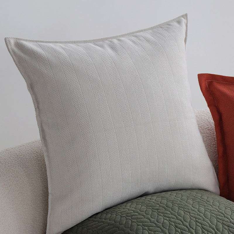 Quadratischer gequilteter Zierkissenbezug mit Kabel‑Tufting und softem Mikrofaser‑Finish Brehn