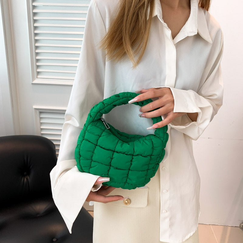 Gepuffte Schultertasche