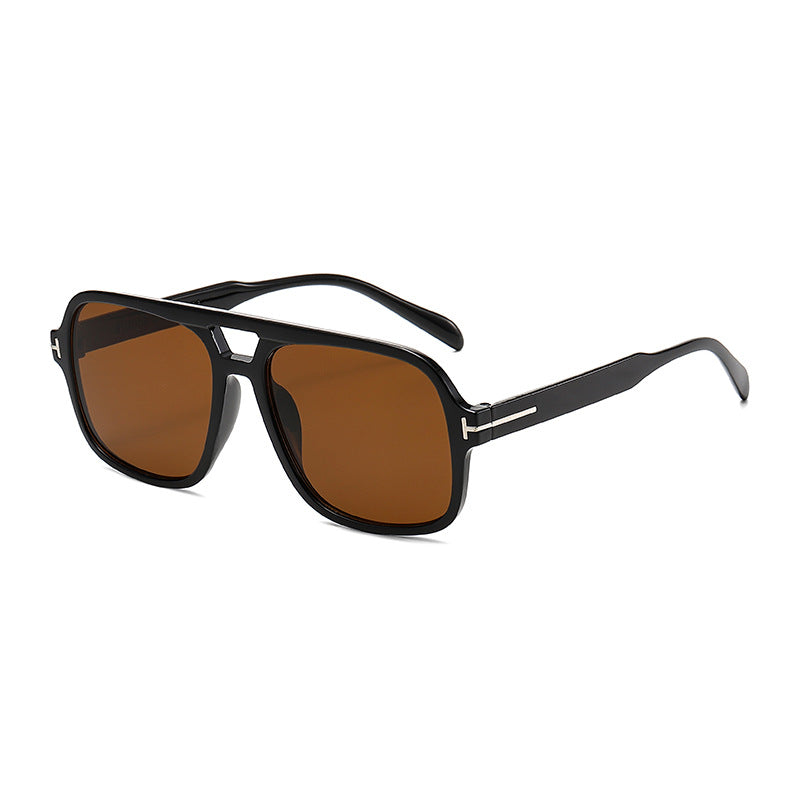 Damen Modische quadratische Sonnenbrille mit robustem Rahmen Brehn