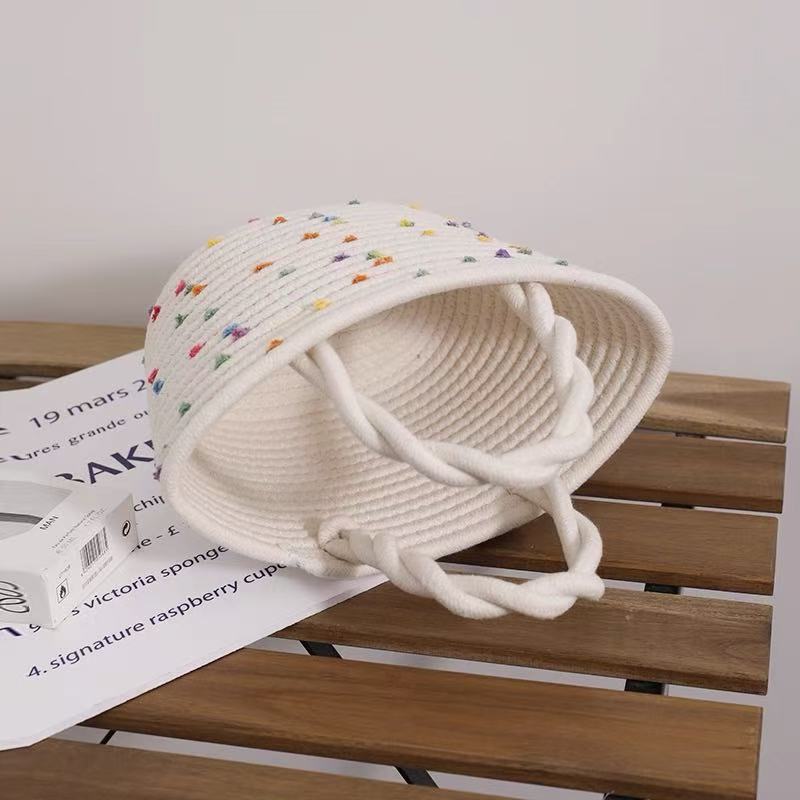 Damen Handtasche mit buntem Punktedezorn Brehn