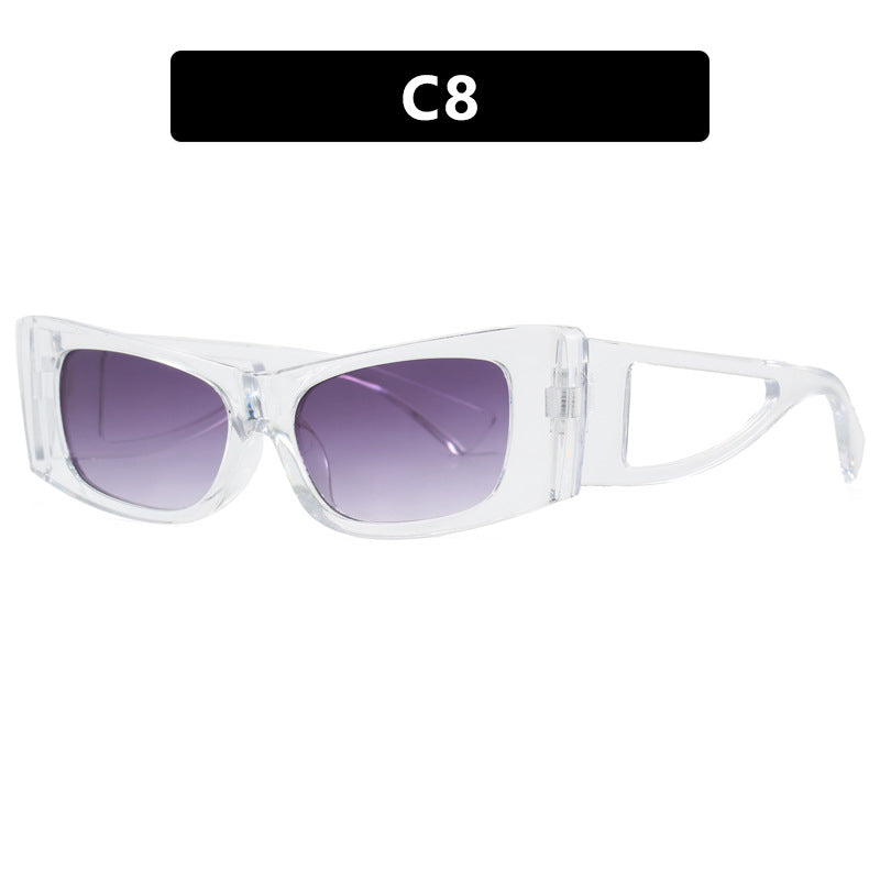 Damen trendige Sonnenbrille mit außergewöhnlichem Design und schützendem UV-Filter Brehn