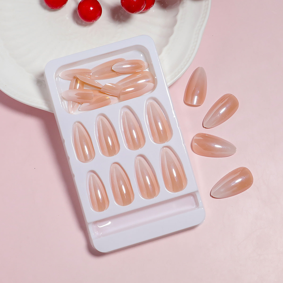 DIY Natürlicher Finish Press-On Nail Set Brehn 1787225130