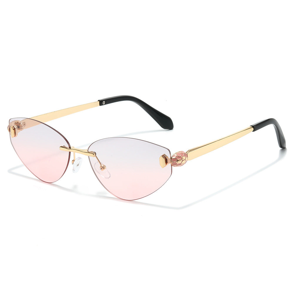 Cat-Eye Vision Shield Sonnenbrille Brehn