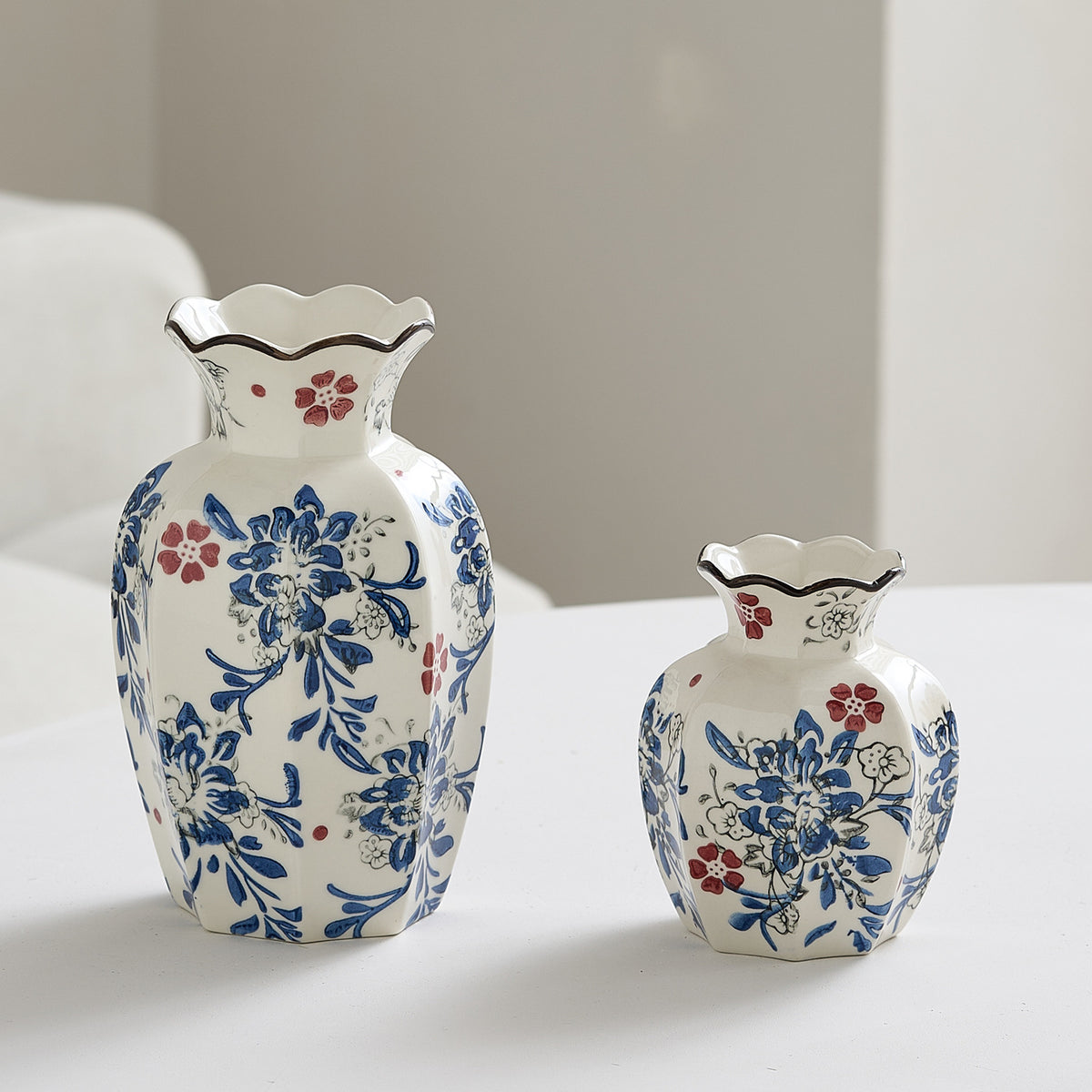 Elegante Keramik Blumenvase Brehn