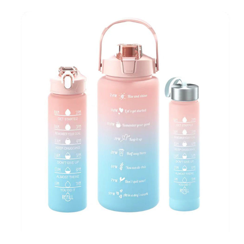 Unisex Motivierende Wasserflasche mit Zeitmarkierungen Brehn