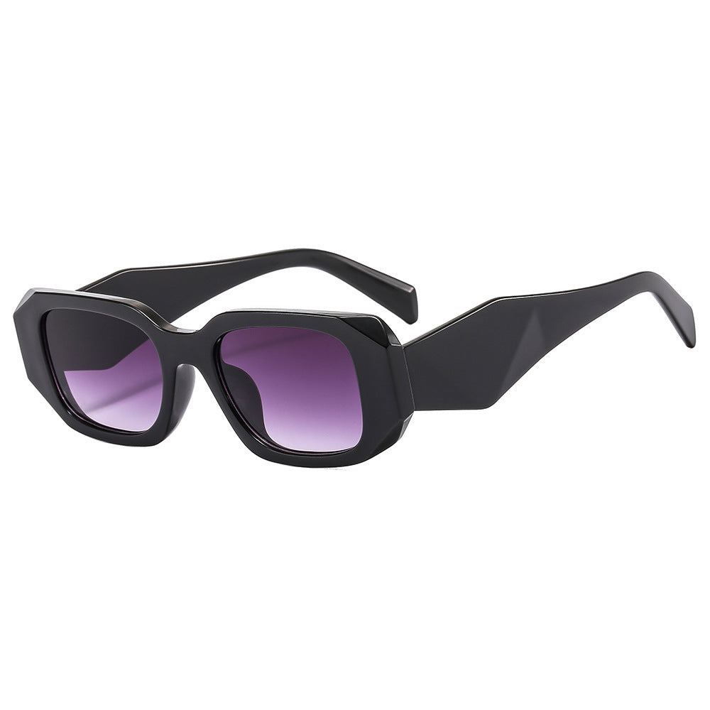 Damen Geometrische Retro-Sonnenbrille Brehn