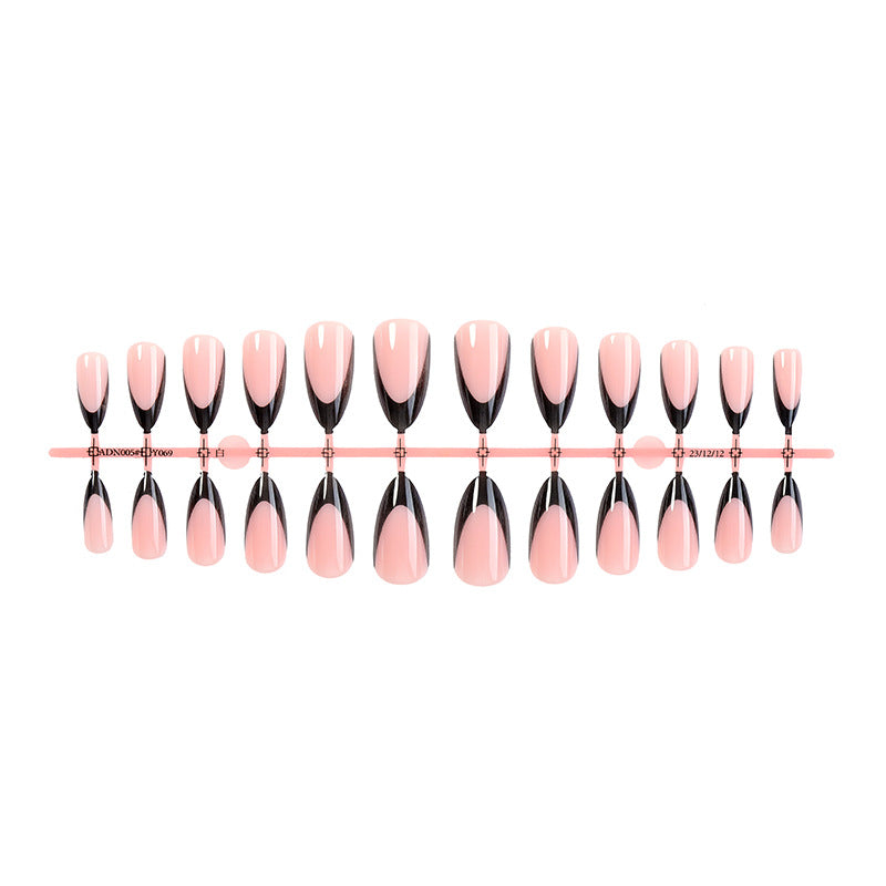Elegantes Mandel Press-On Nail Set Brehn