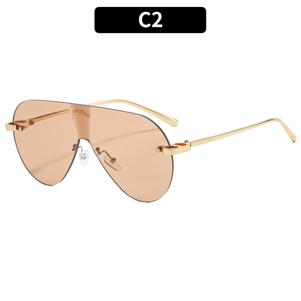 Hochleistungs-Übergroße Aviator-Sonnenbrille