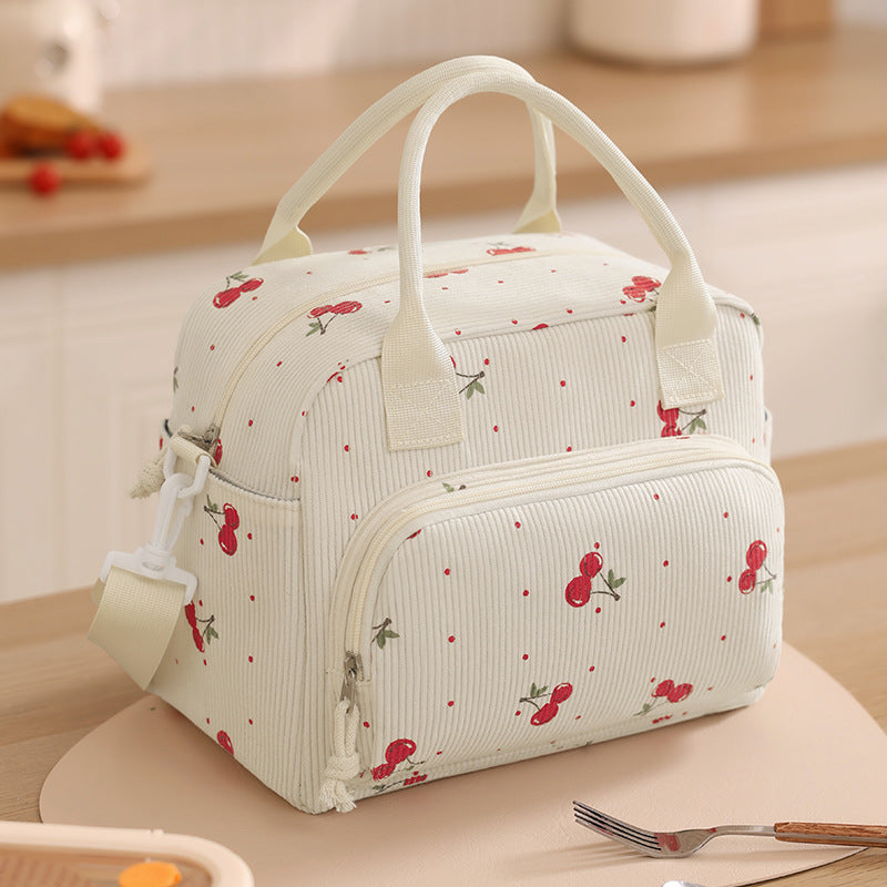 Isolierte Lunch-Tasche mit stylischem Zebra-Print Brehn