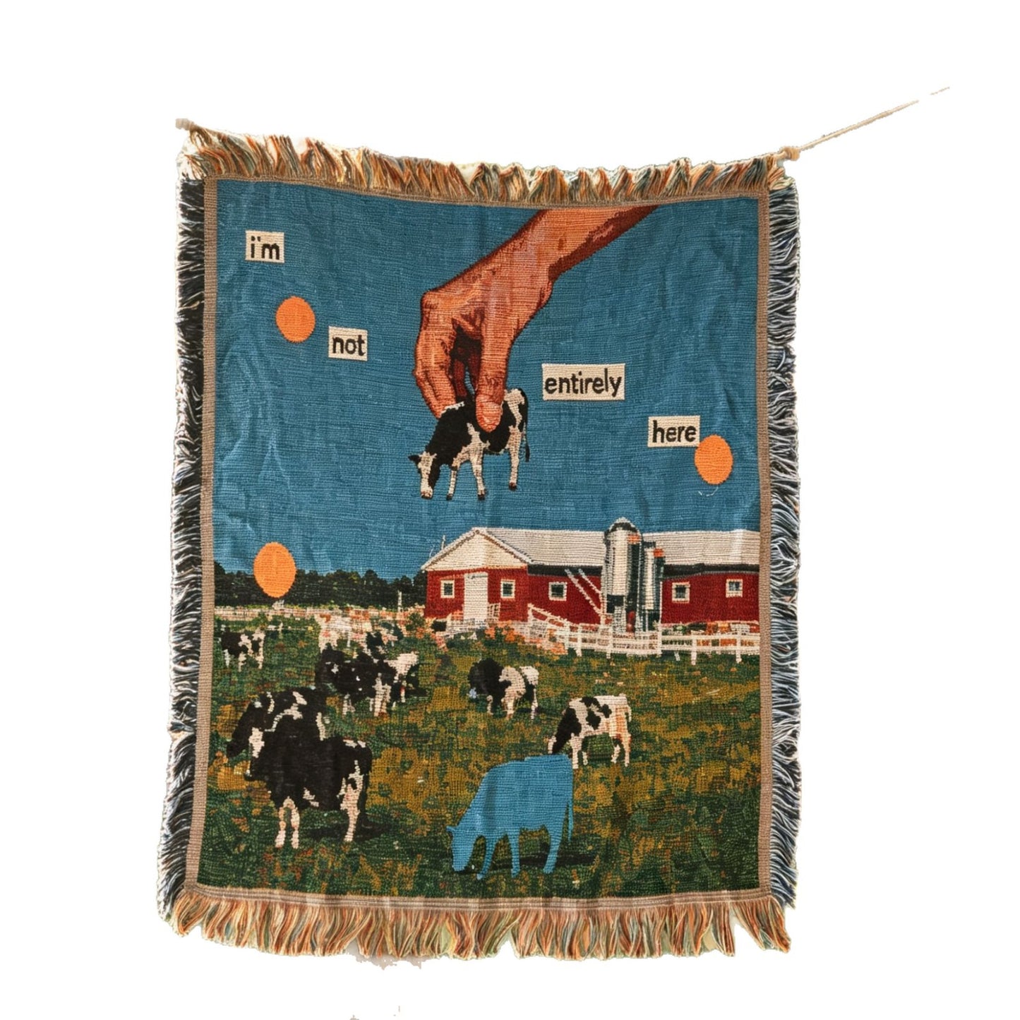Künstlerische Bauernhof-Themen Wandteppich-Decke